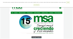 Desktop Screenshot of masterenseguridadalimentaria.com